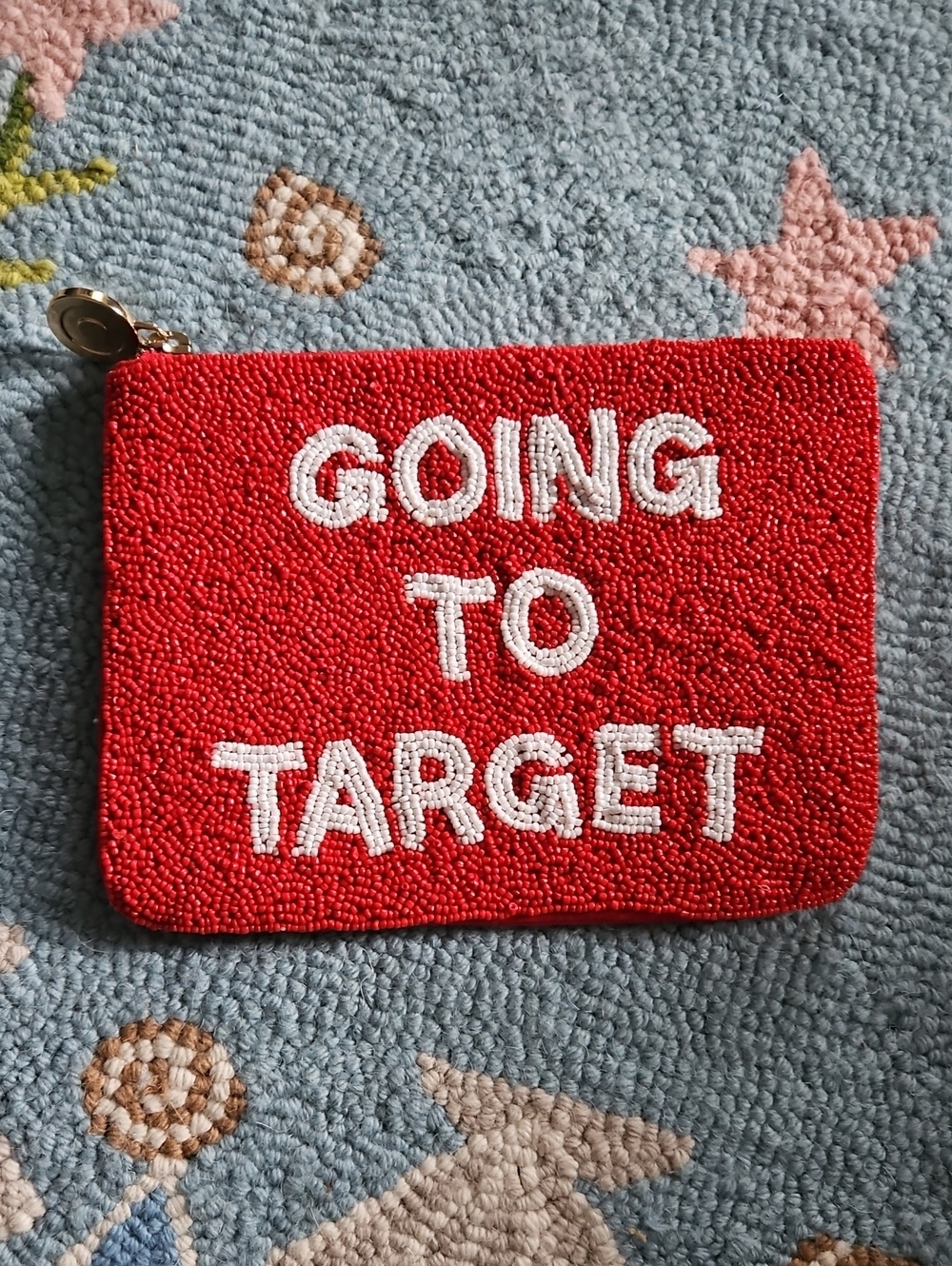 Kate Spade 'Going to Target' Beaded Pouch